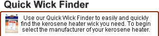 Heater Wick Finder
